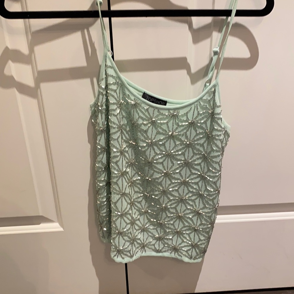 Top shop beaded top